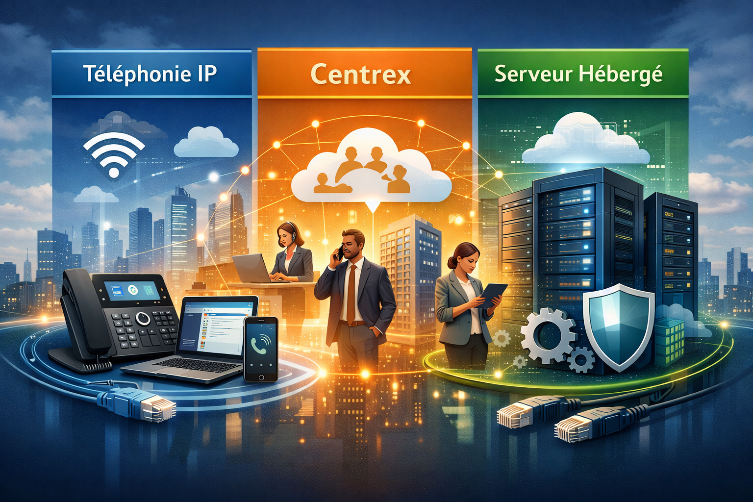 Téléphonie IP, Centrex, serveur hébergé : quelle solution choisir pour son entreprise en 2026 ?